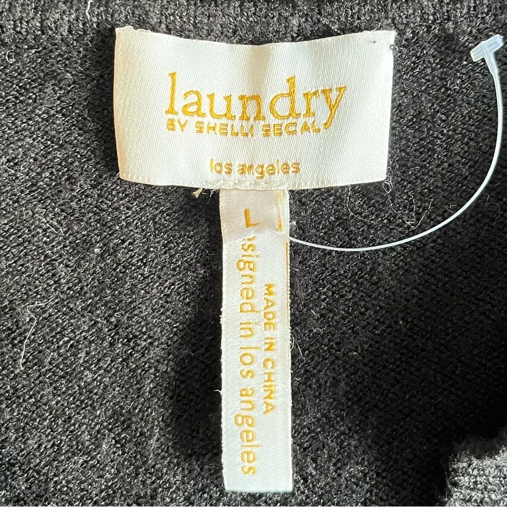 NWT Laundry By Shelli Legal Polo Sweater Academia Oversized Preppy, Size L - Picture 5 of 14